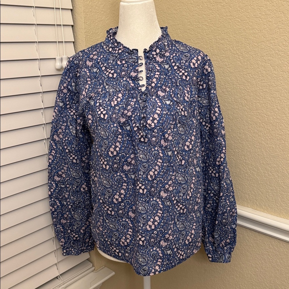J. Crew Liberty of London Bourton Bloom Top Women's Small